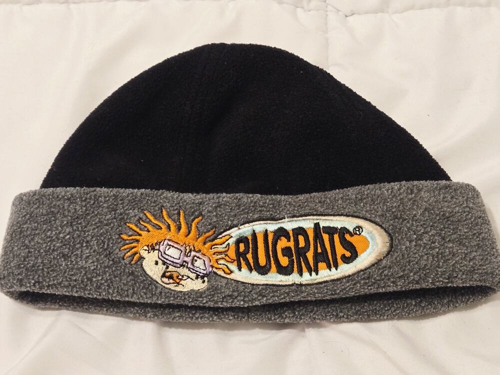 Vtg 1999 Viacom Rugrats Chuckie Beanie OS Retro Nickelodeon Winter Hat Y2k